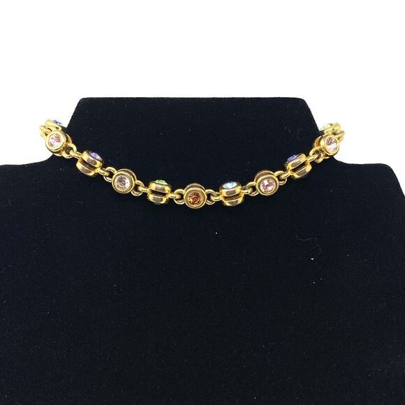 Nolan Miller Glamour Collection‎ Multi Color Gemstone Bracelet Stamped - Picture 4 of 8